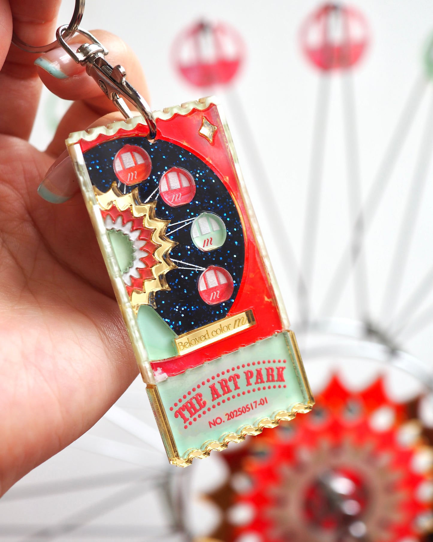 Museum Ticket:Key chain