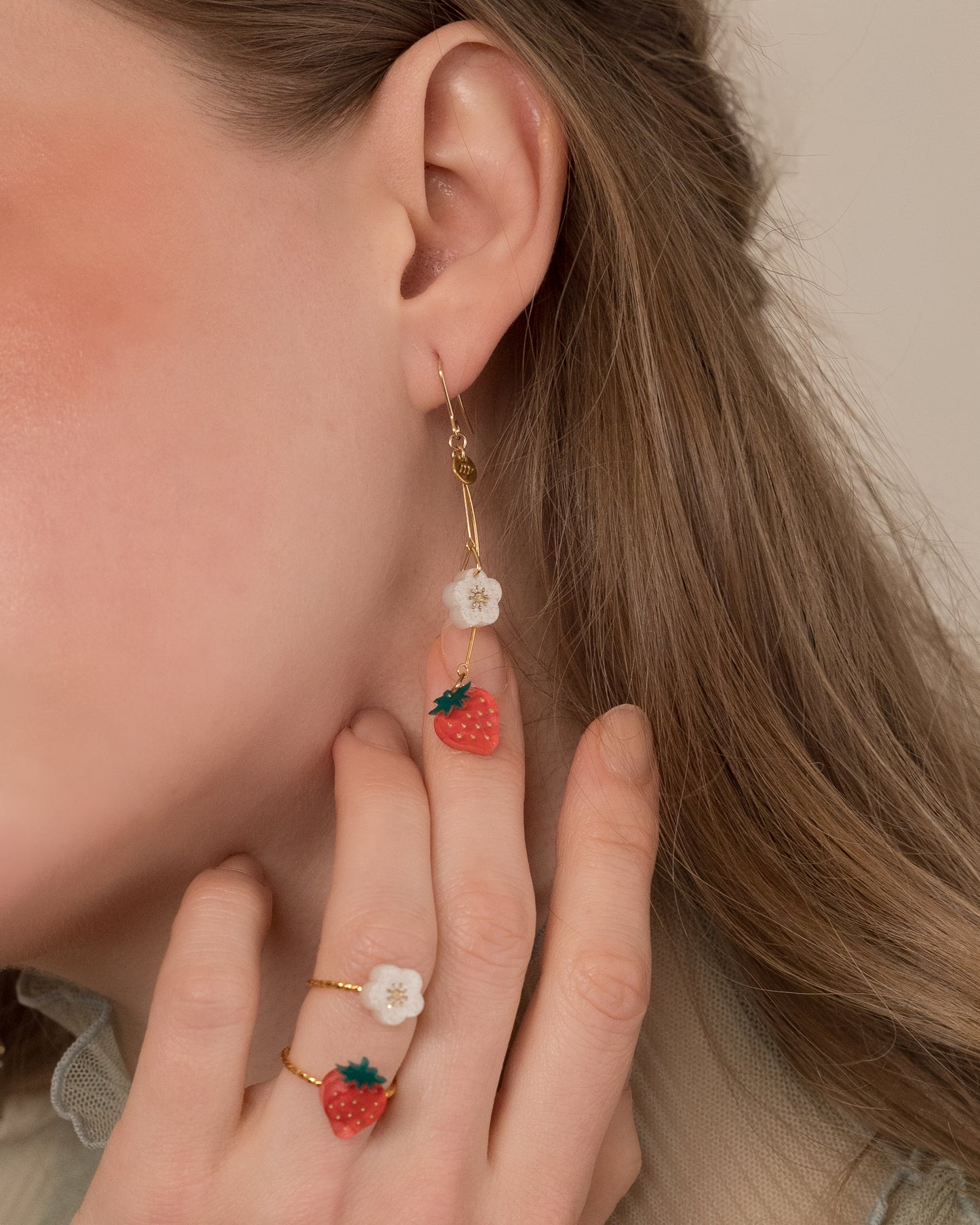 Strawberry:Ring set