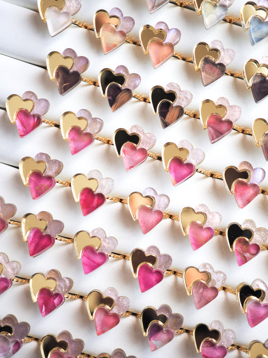Heart:Triple:Ring
