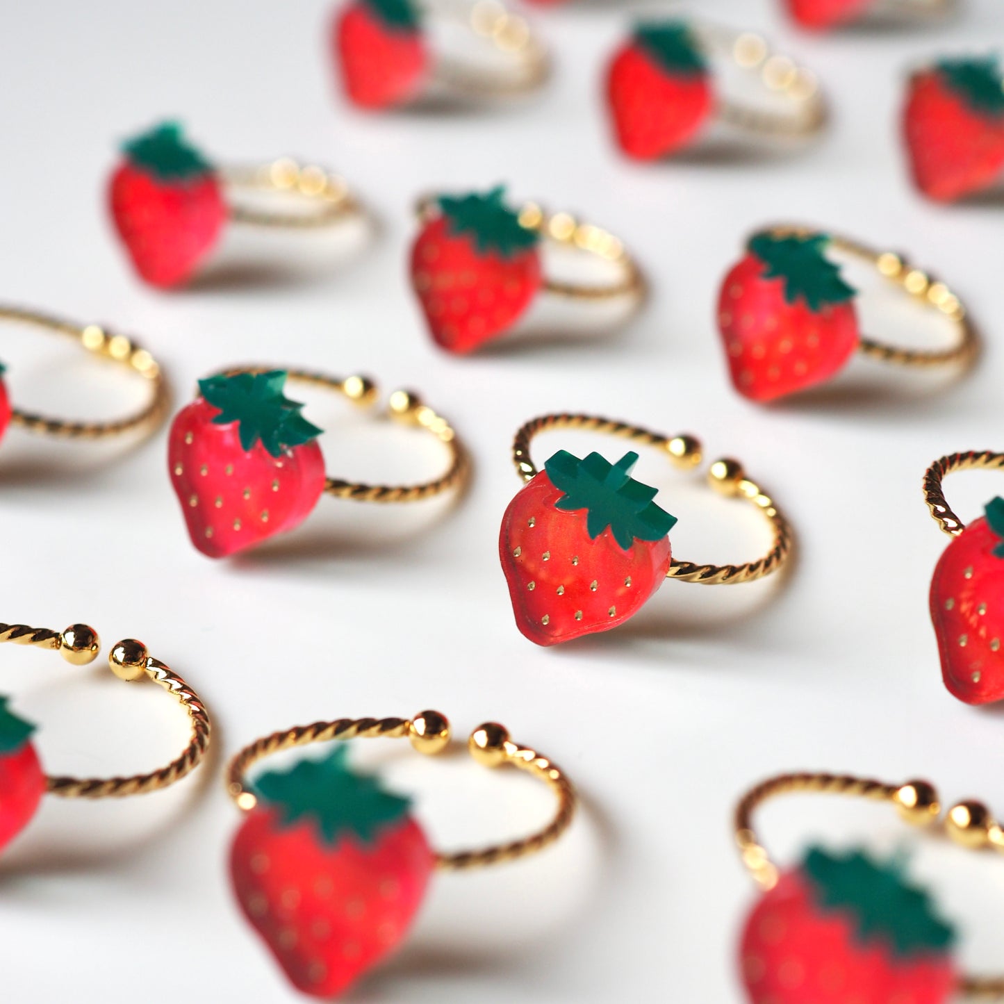 Strawberry:Ring set