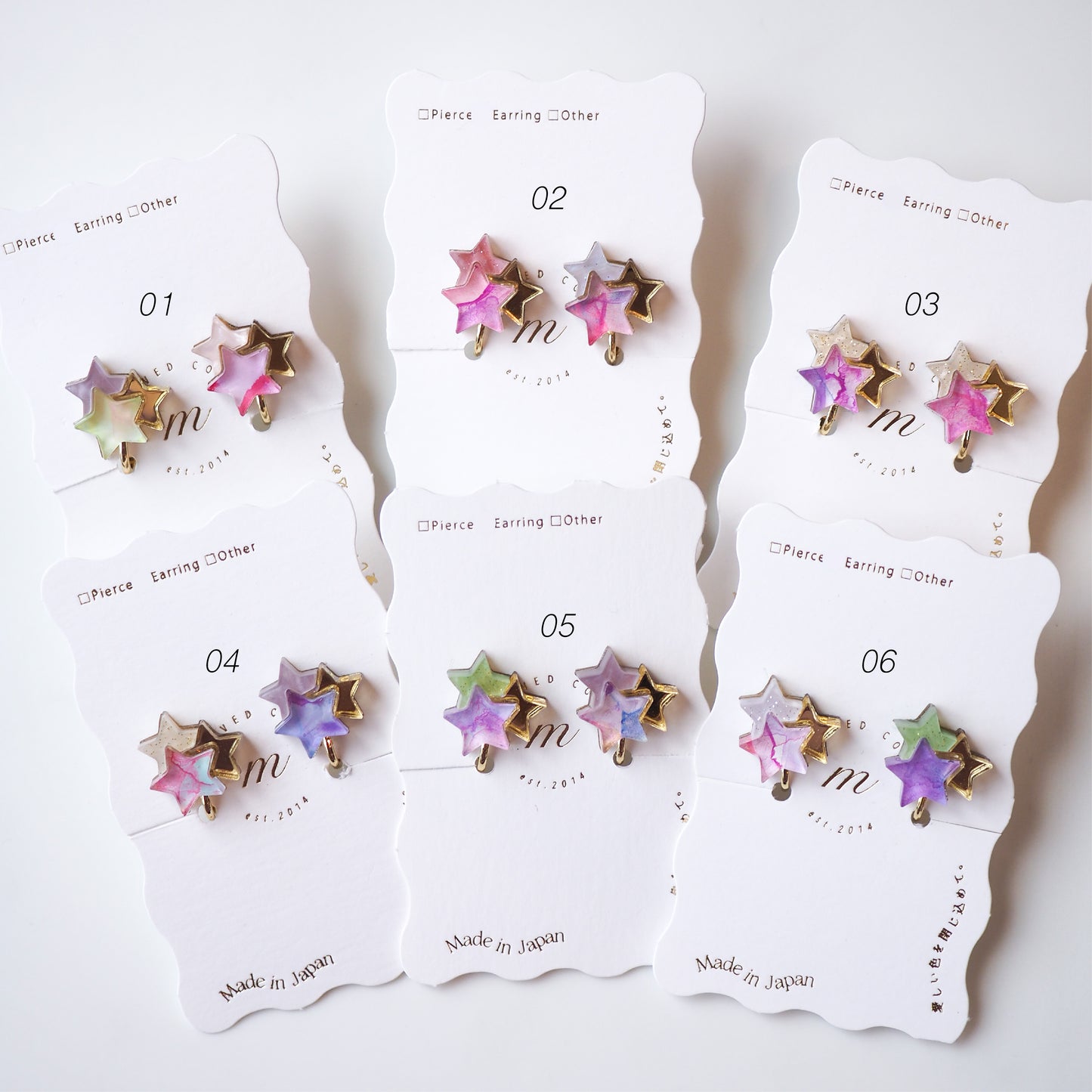 Star：Triple：イヤリング