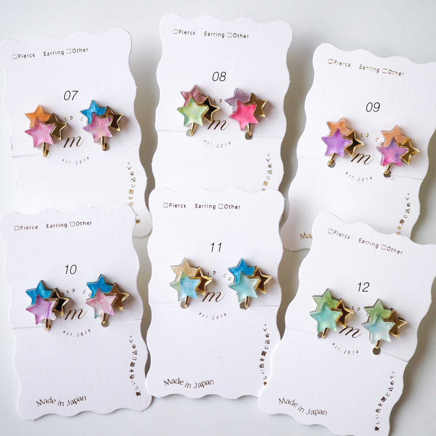 Star：Triple：イヤリング