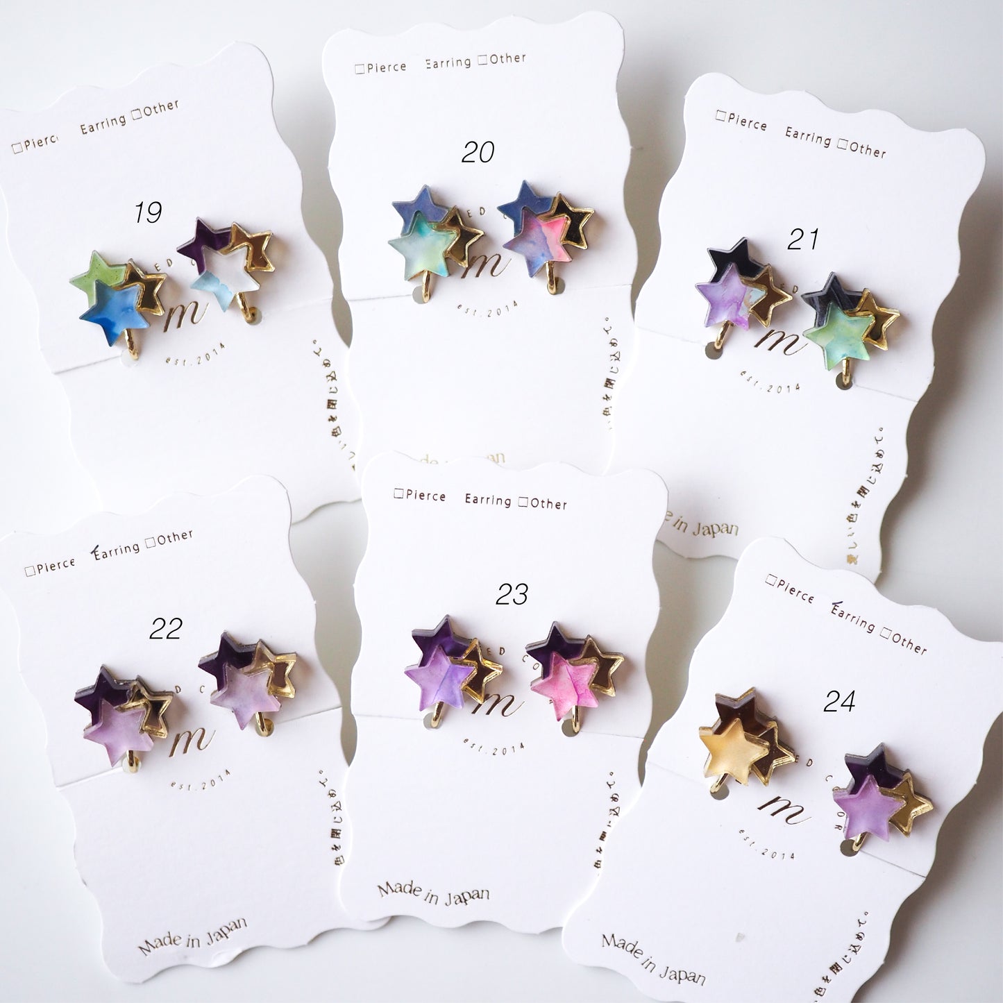 Star：Triple：イヤリング