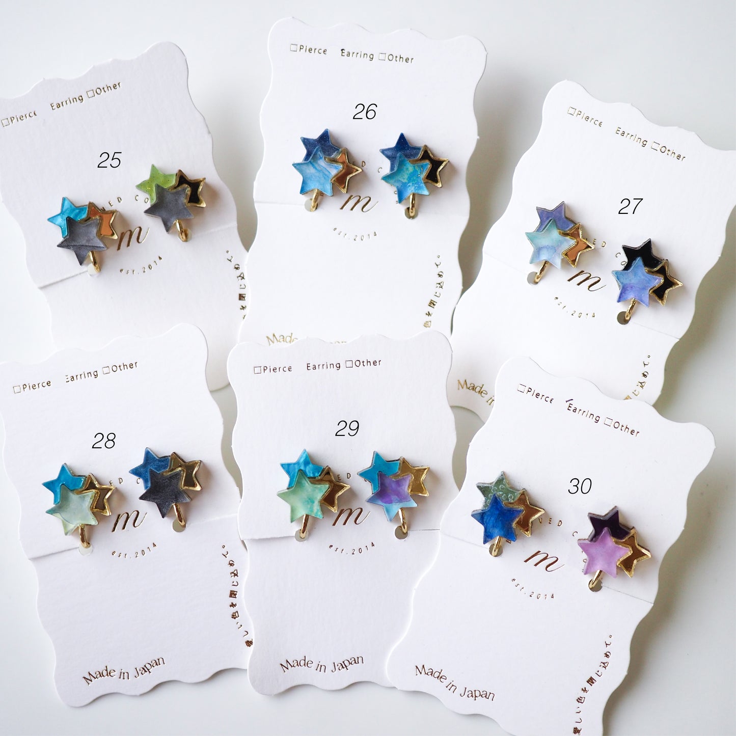 Star：Triple：イヤリング