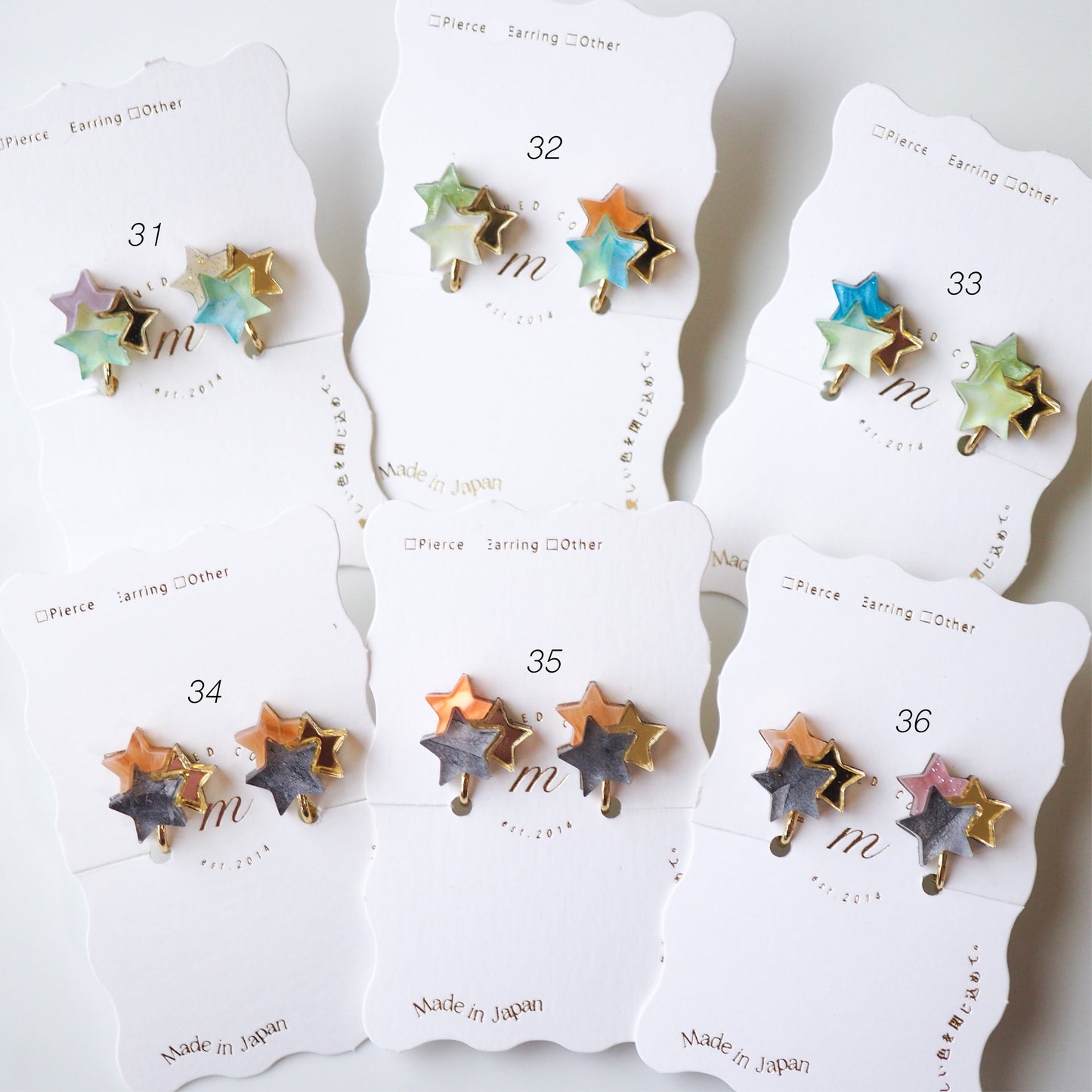 Star：Triple：イヤリング