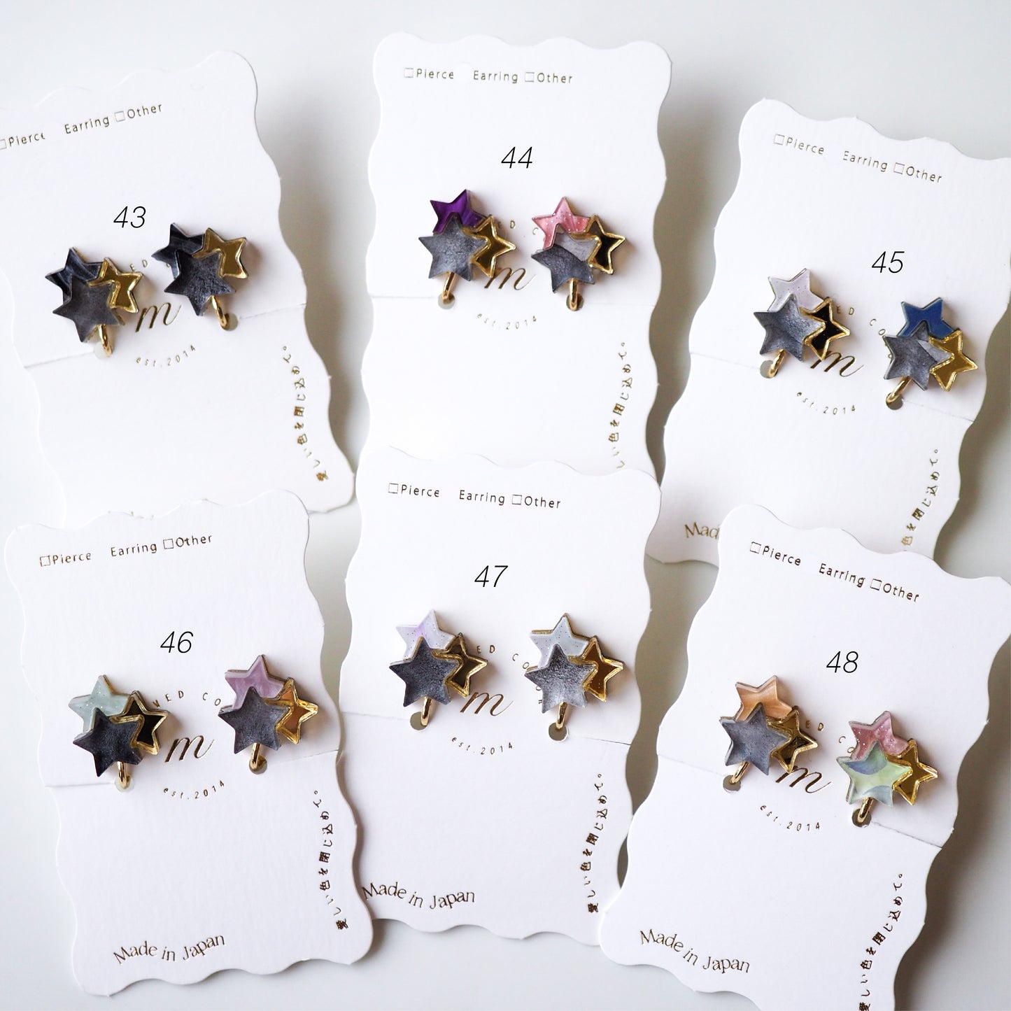 Star：Triple：イヤリング