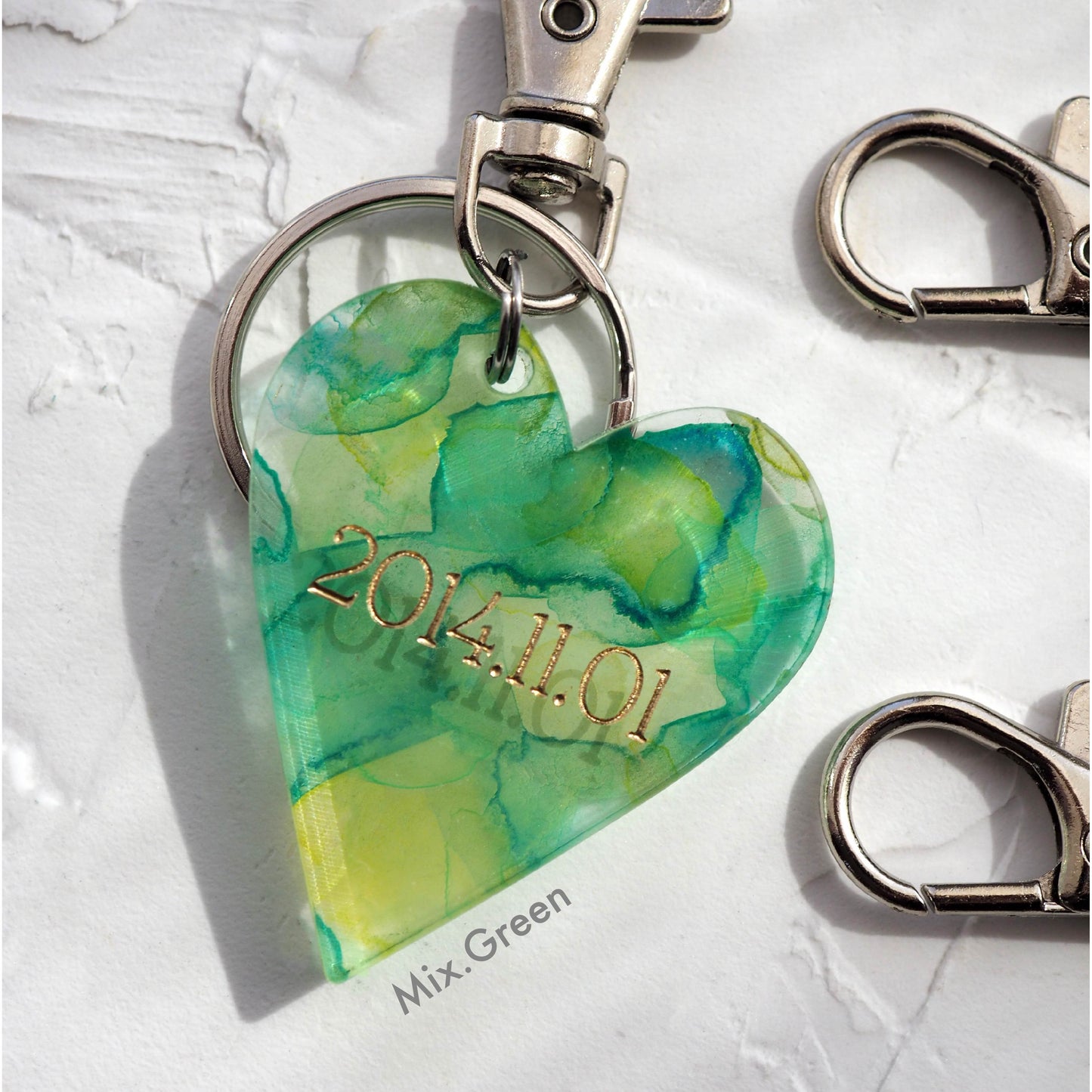 【NEW】Name Key Chain：Heart