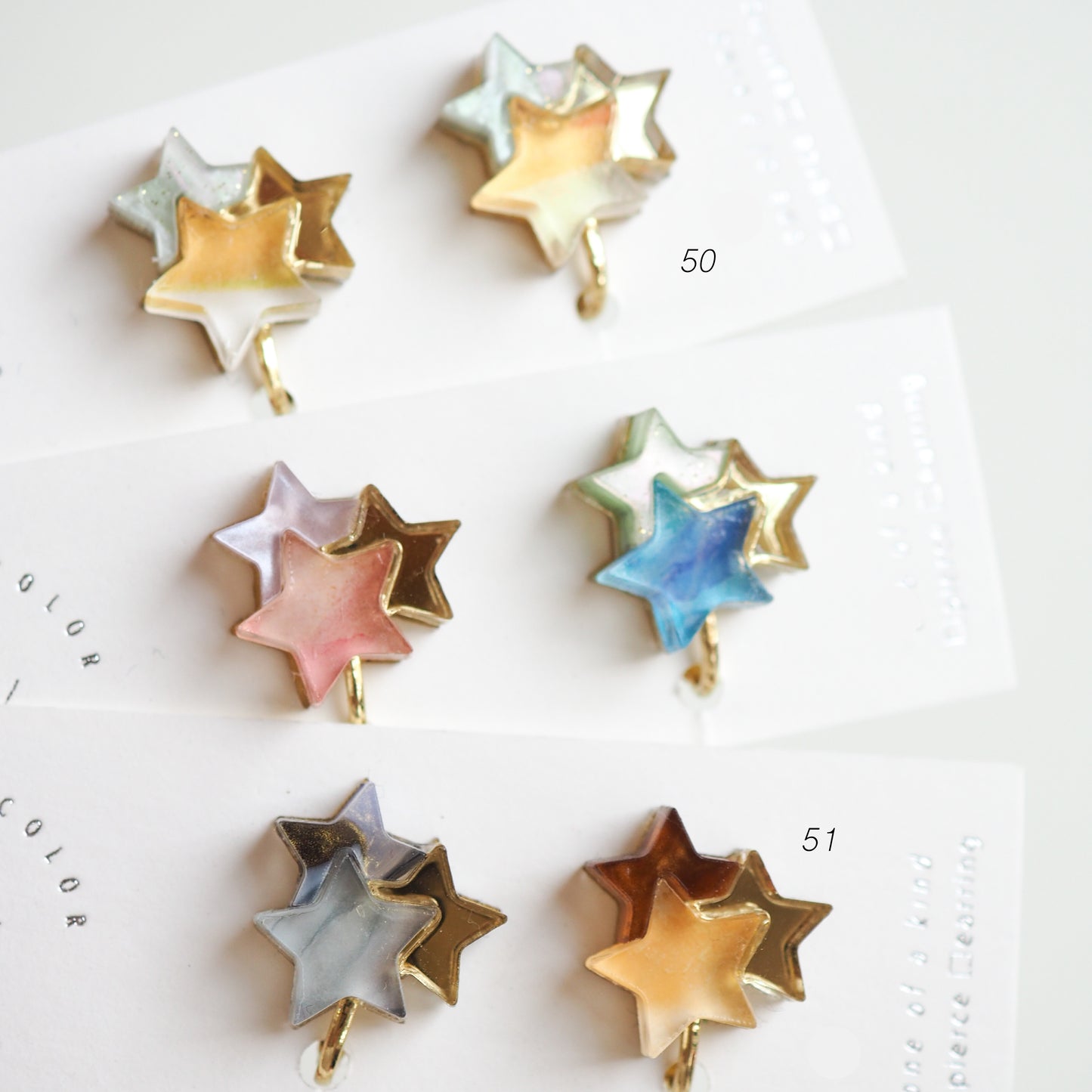 Star：Triple：イヤリング