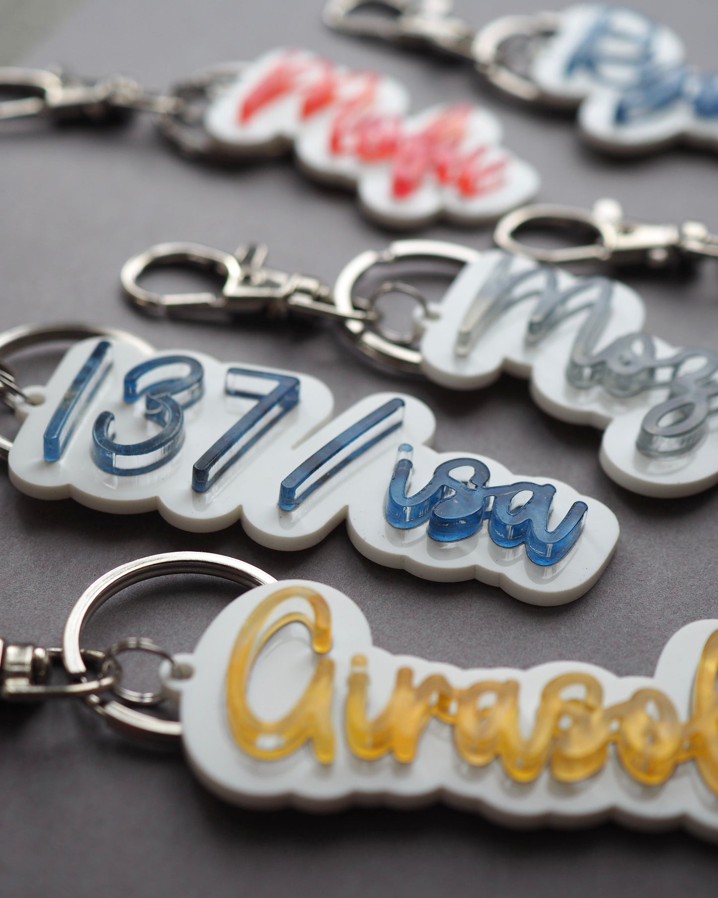 Name Keychain：Cursive