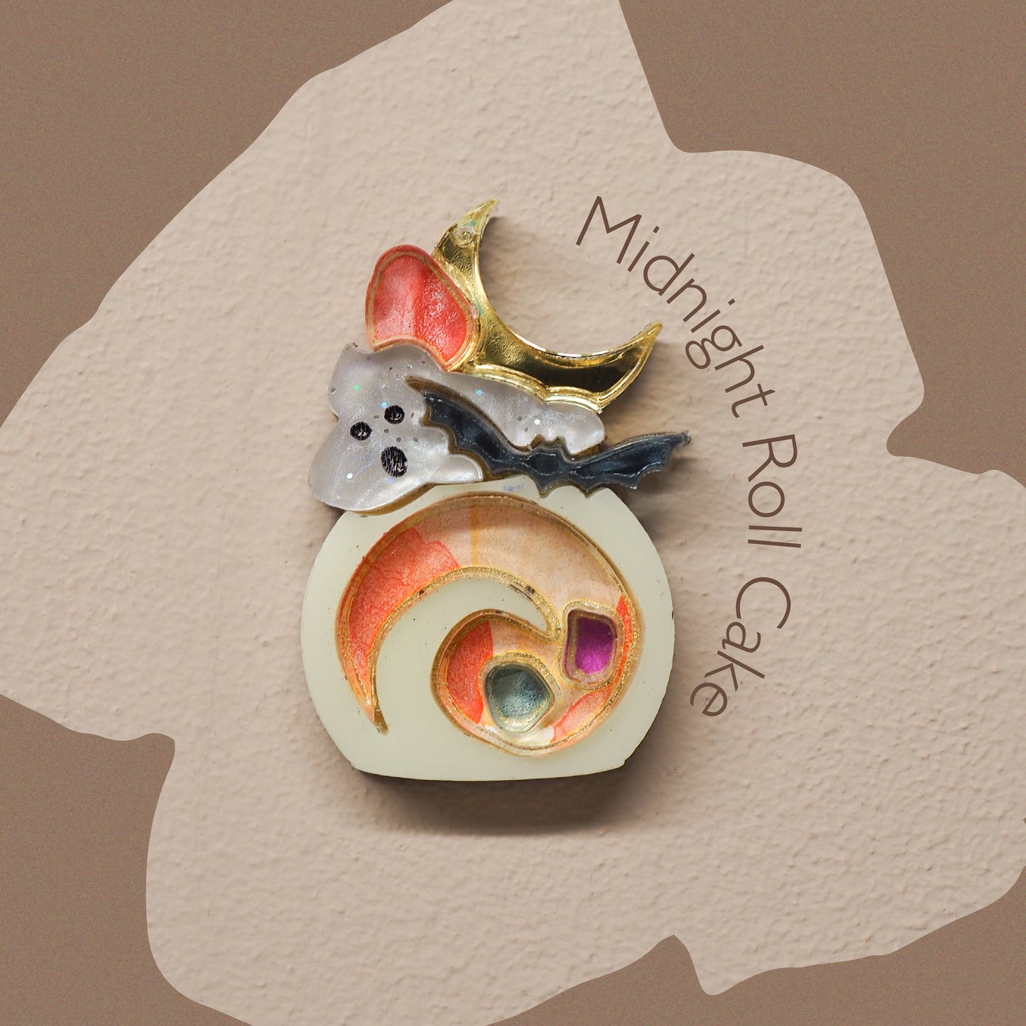 Halloween：Midnight Roll Cake
