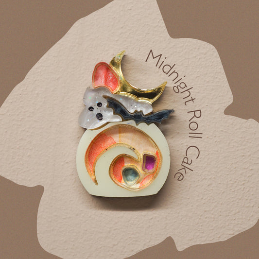 Halloween：Midnight Roll Cake
