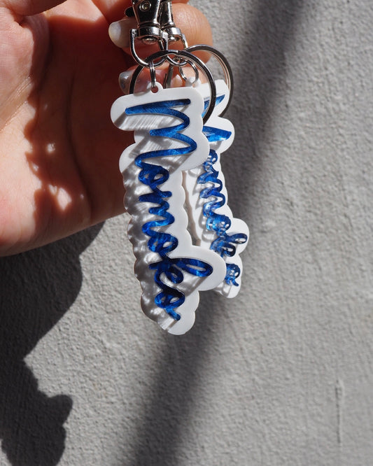 Name Keychain：Cursive