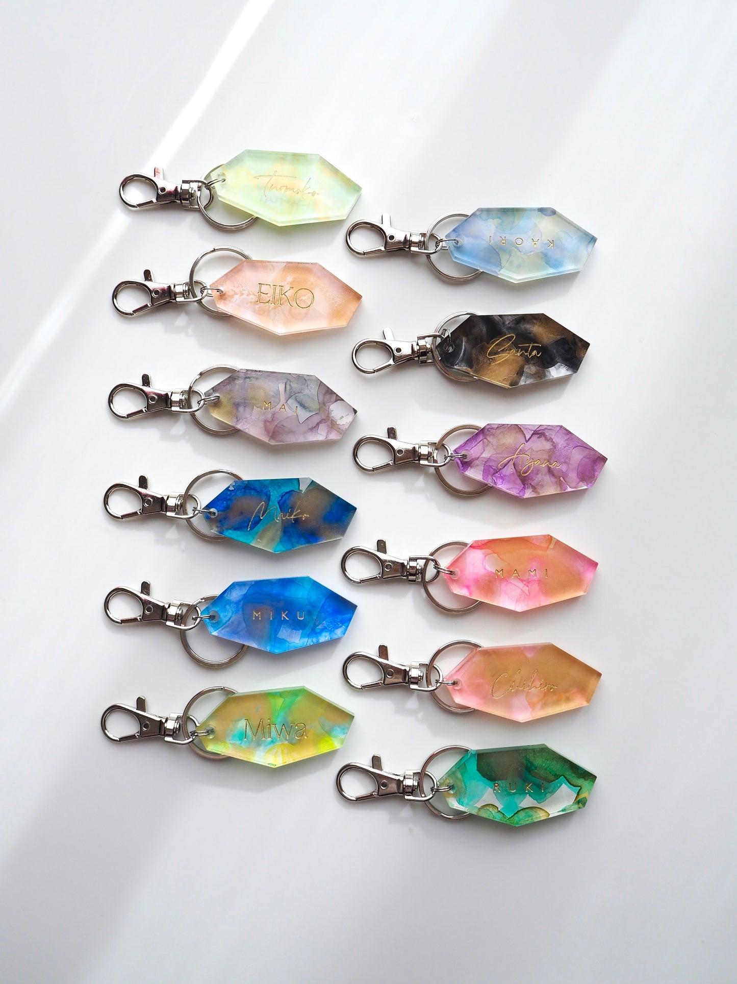 Name Key Chain：Oval / Fragment