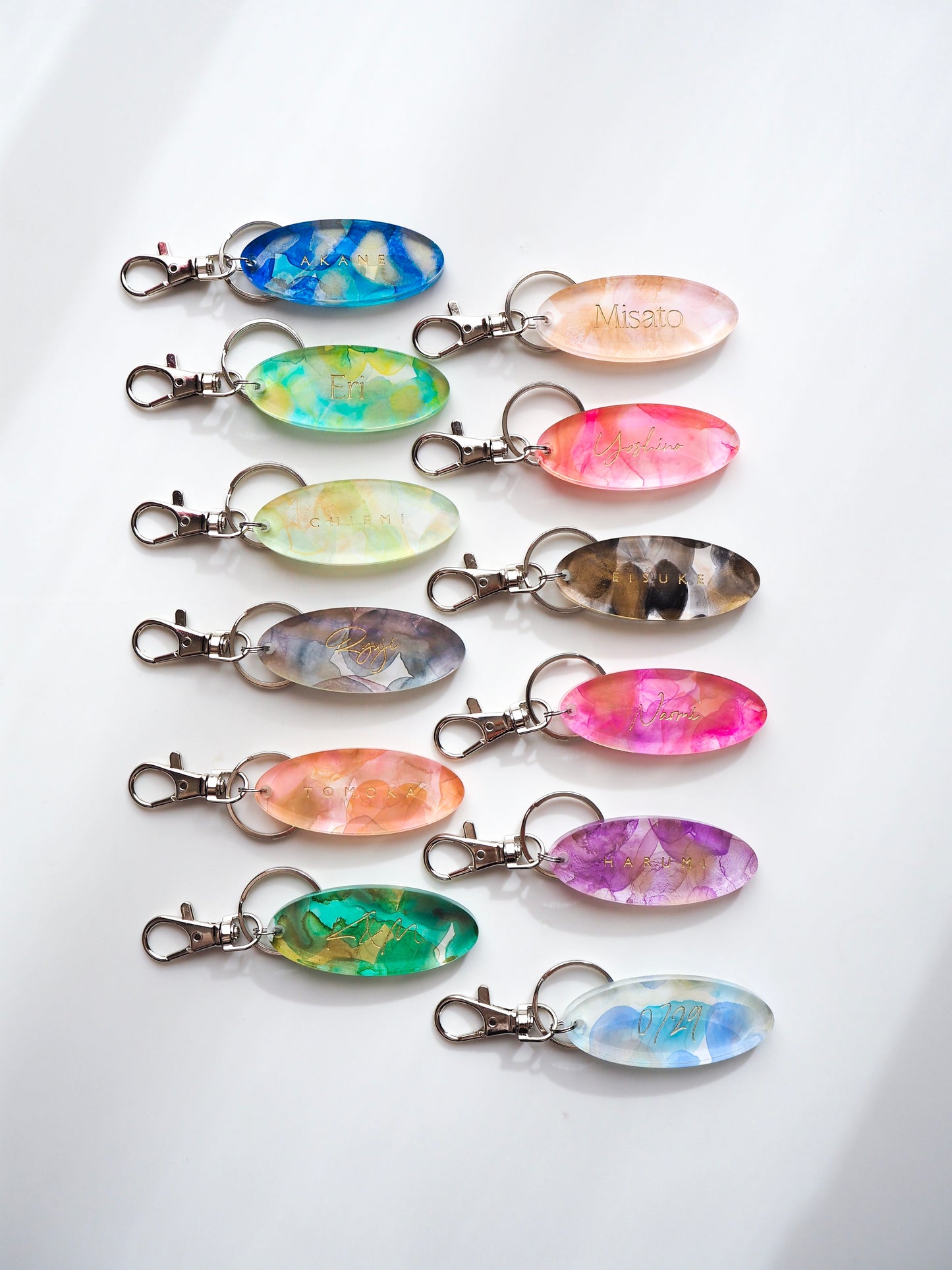 Name Key Chain：Oval / Fragment