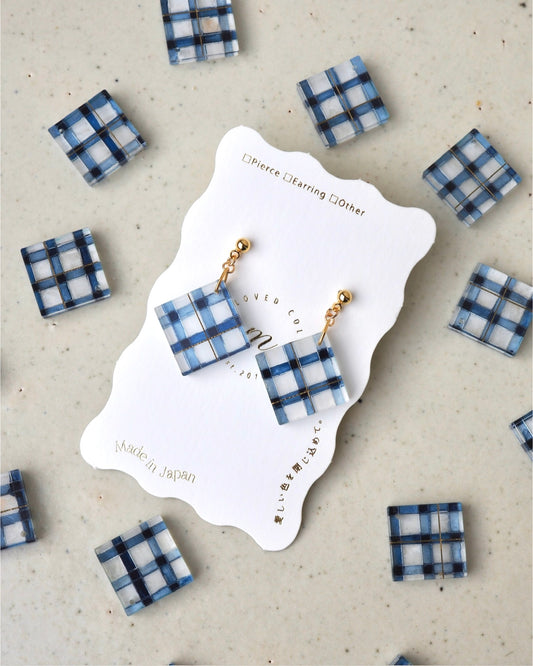 Check：Square：Navy