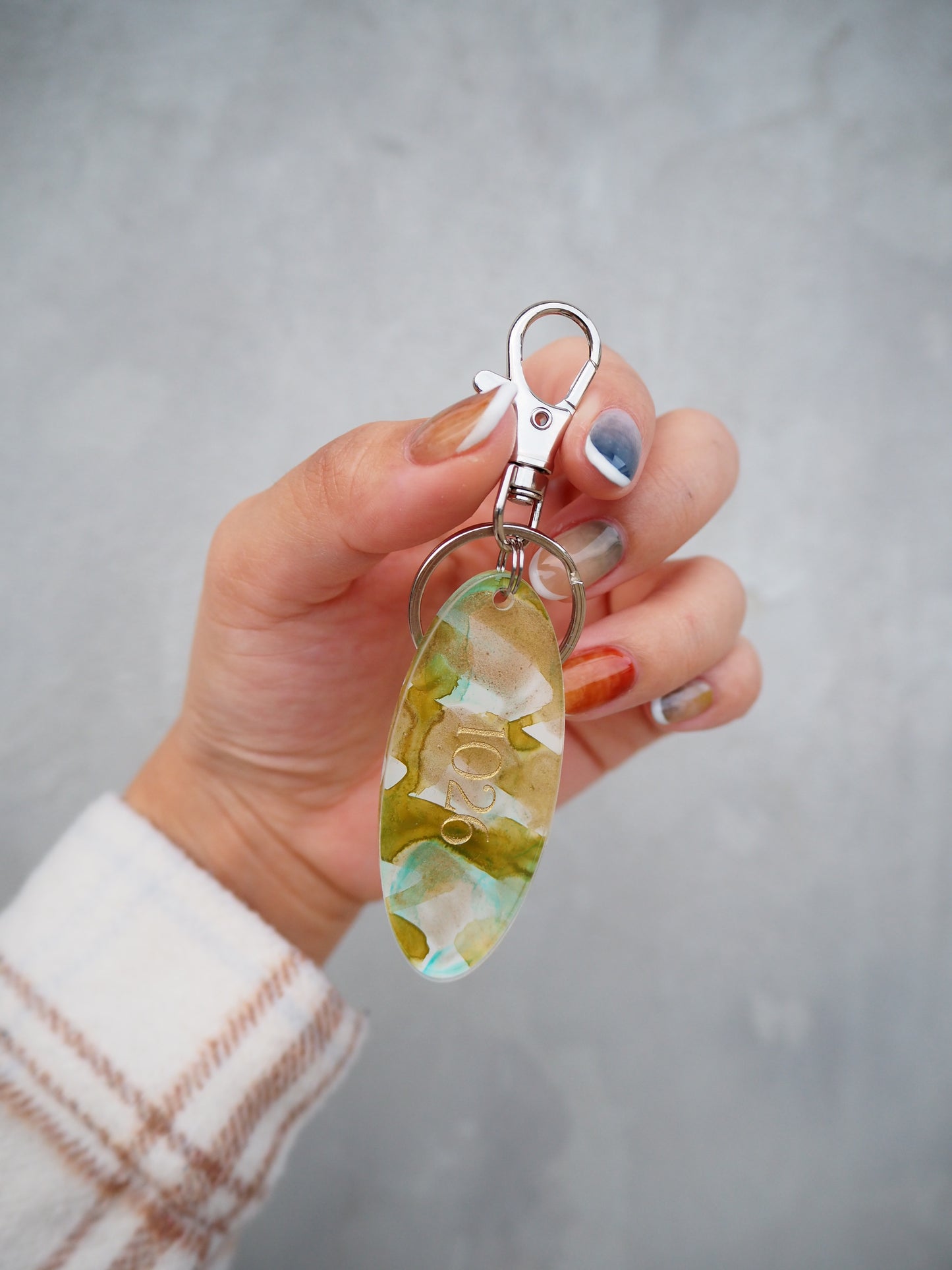 Name Key Chain：Oval / Fragment