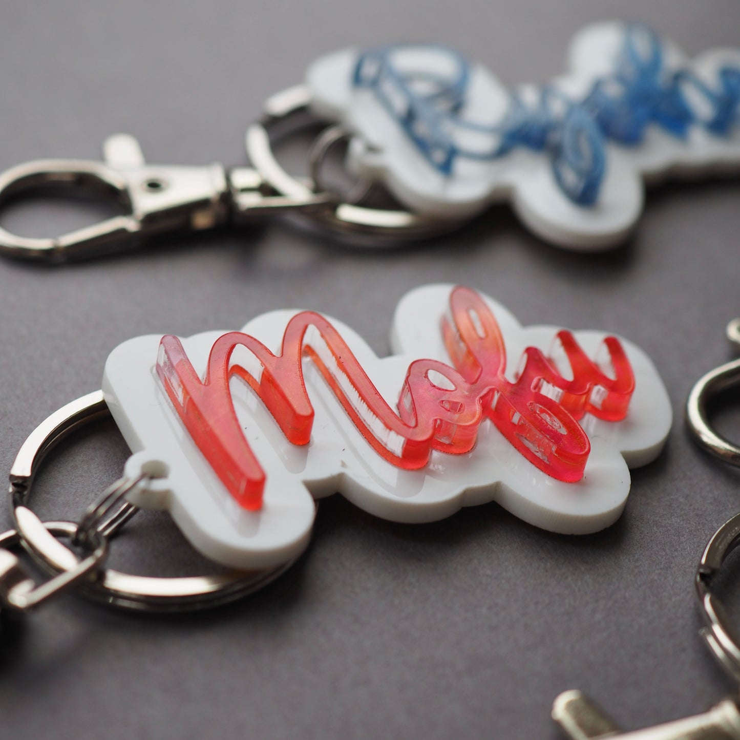 Name Keychain：Cursive