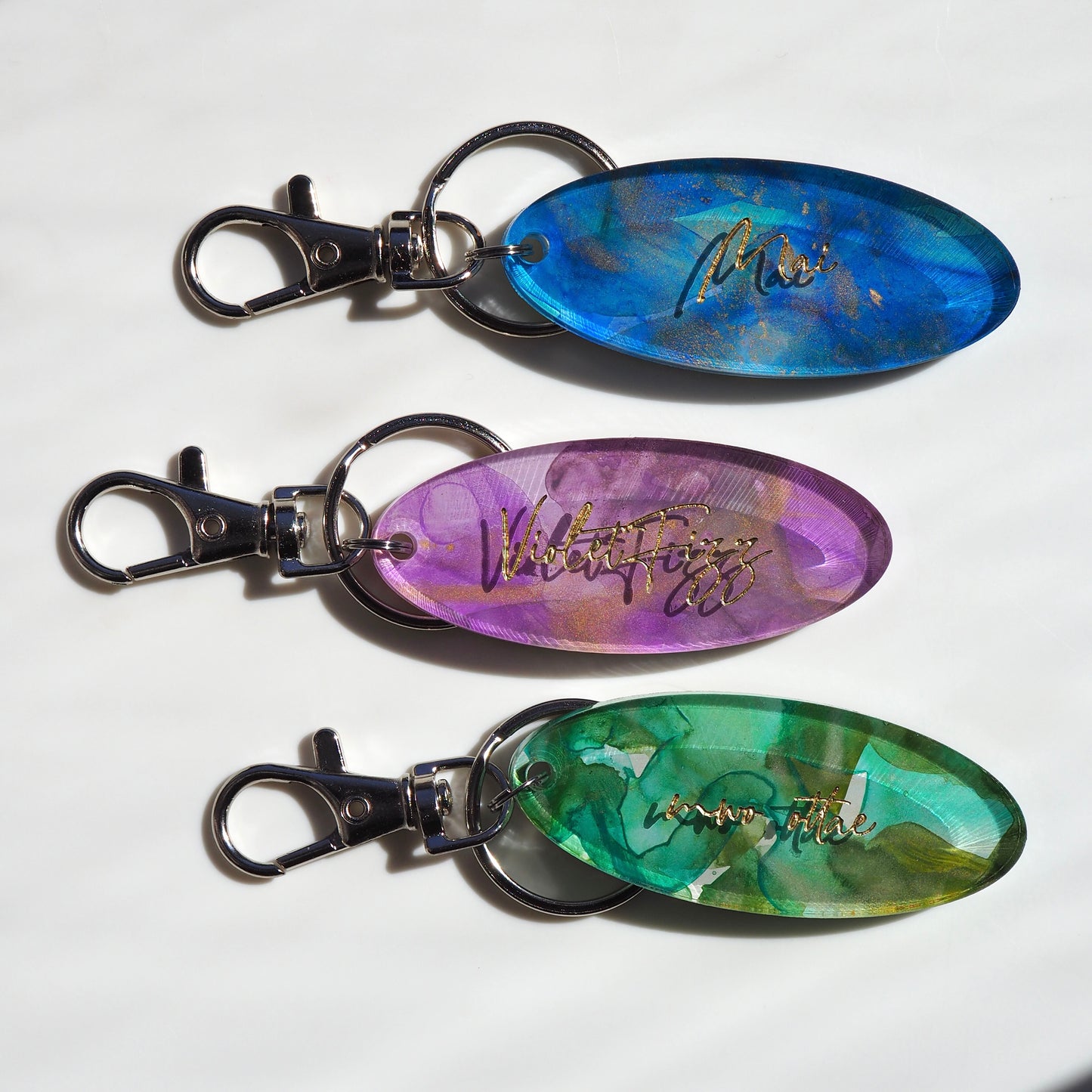 Name Key Chain：Oval / Fragment