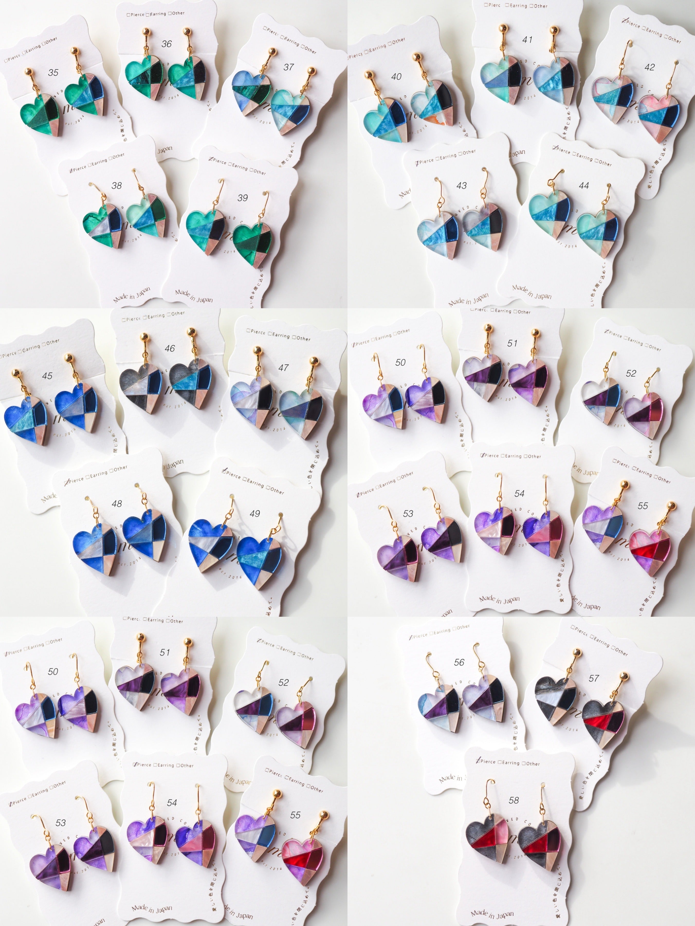 【おもちママ♥プロフ確認願い♥】おまとめ3点　ディップアート　イヤリング VBME4009__P2 シェル ローズ イヤリング｜イヤリング｜クリスマス