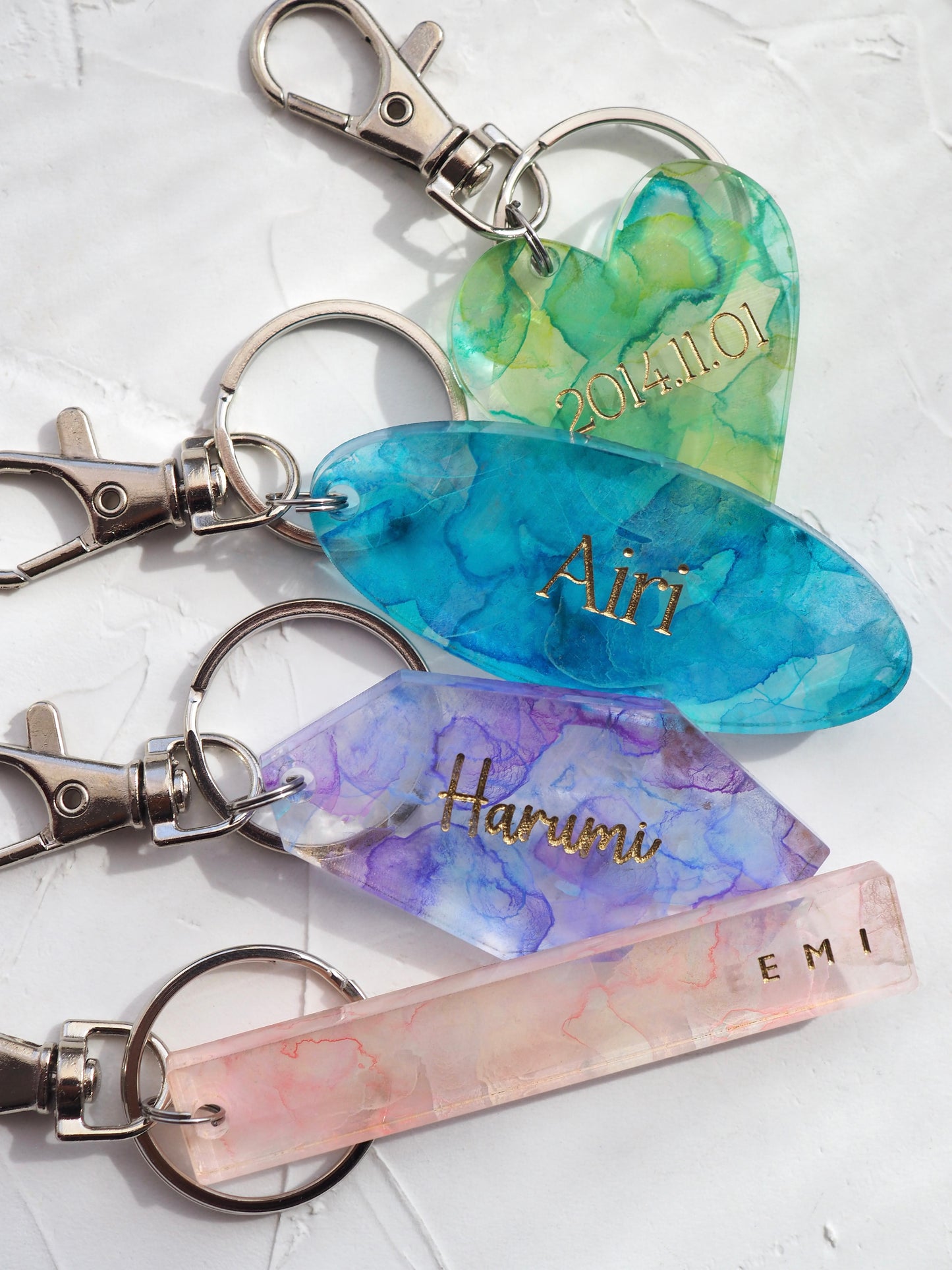 【NEW】Name Key Chain：Oval / Fragment