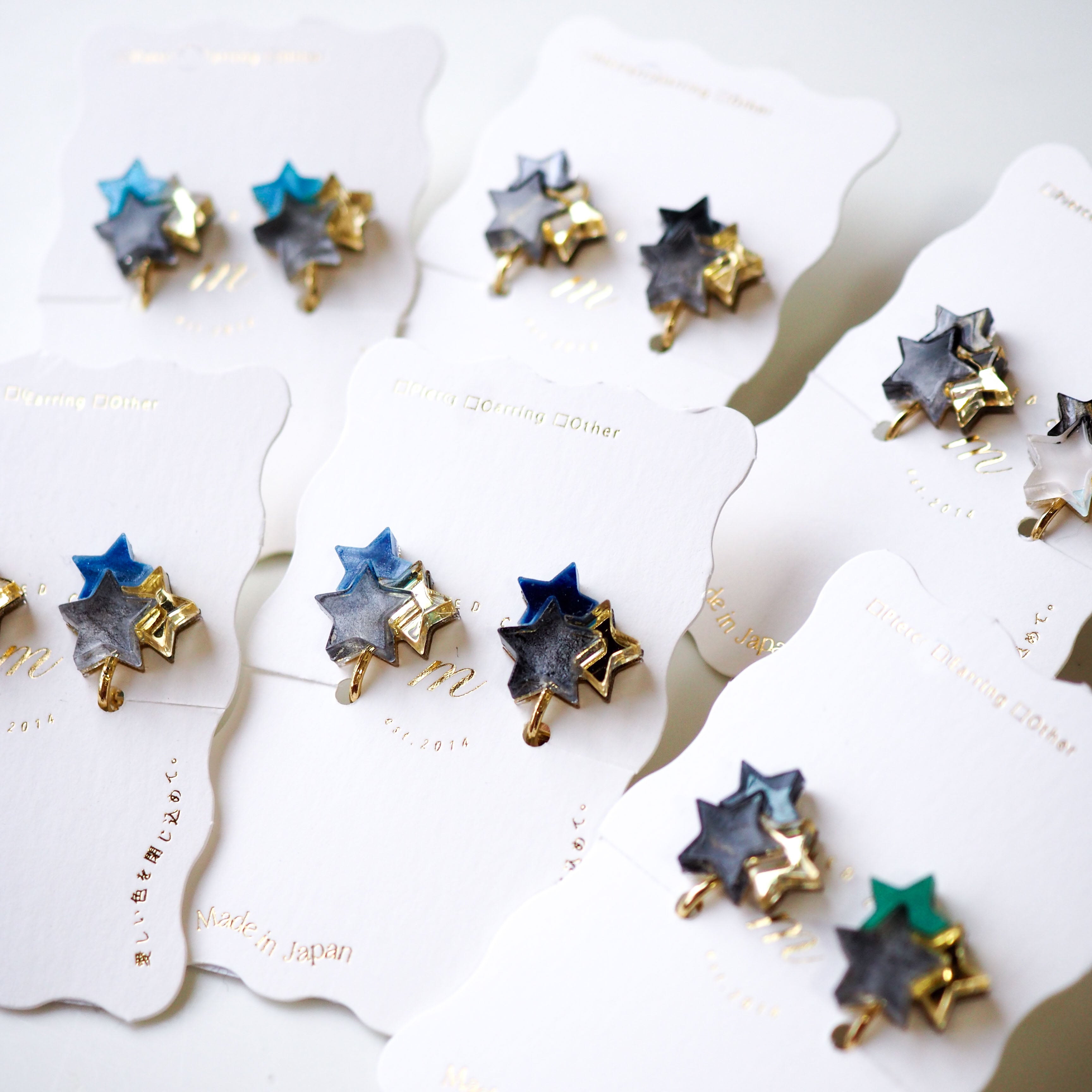 Star：Triple：イヤリング – Beloved color m ONLINE SHOP