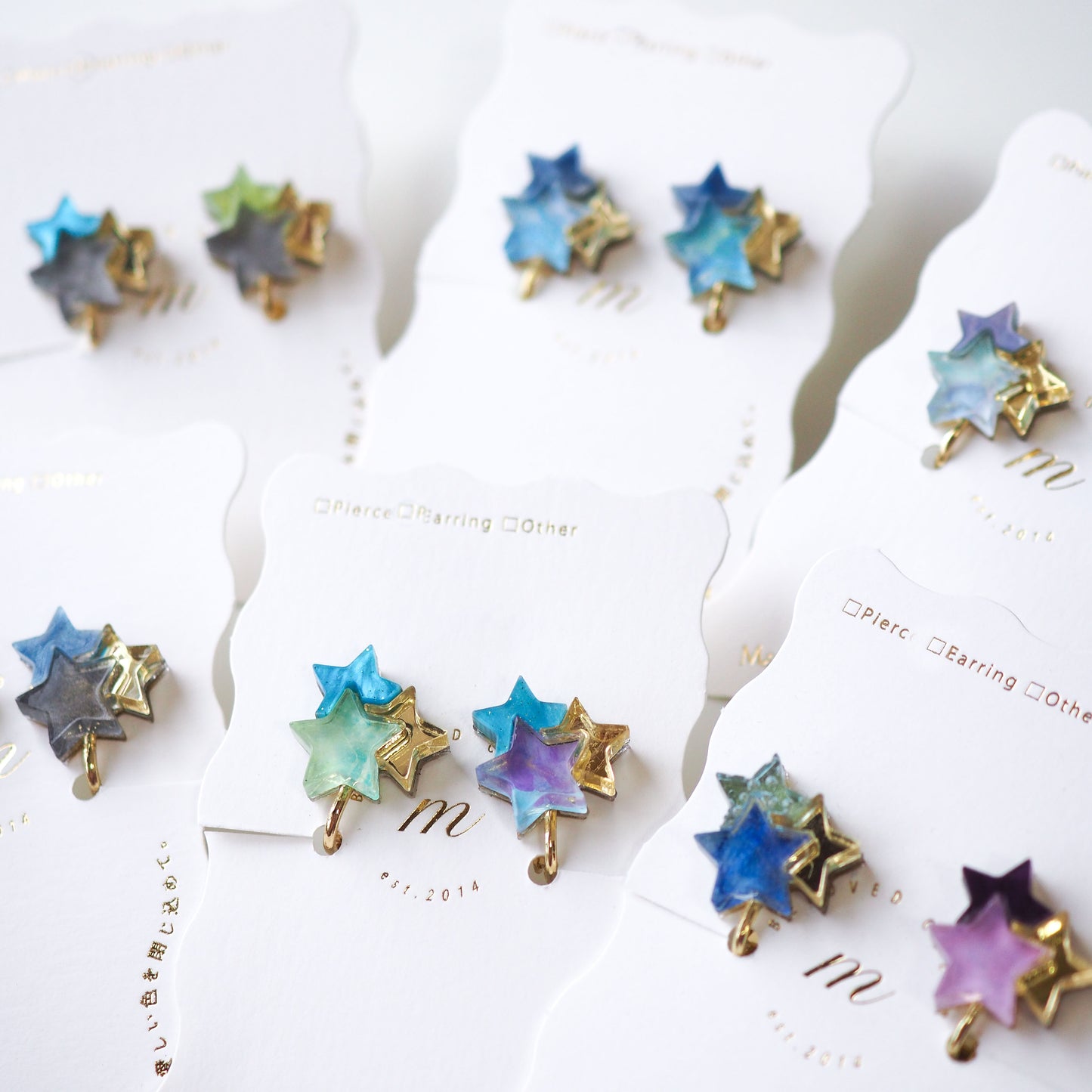 Star：Triple：イヤリング