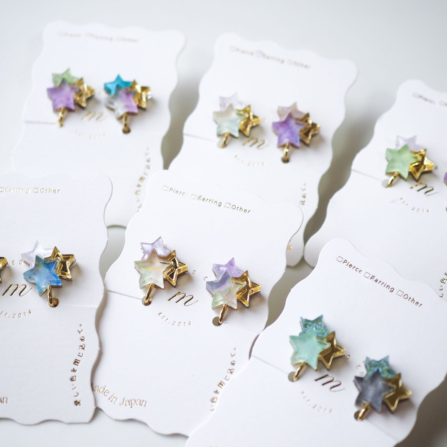 Star：Triple：イヤリング