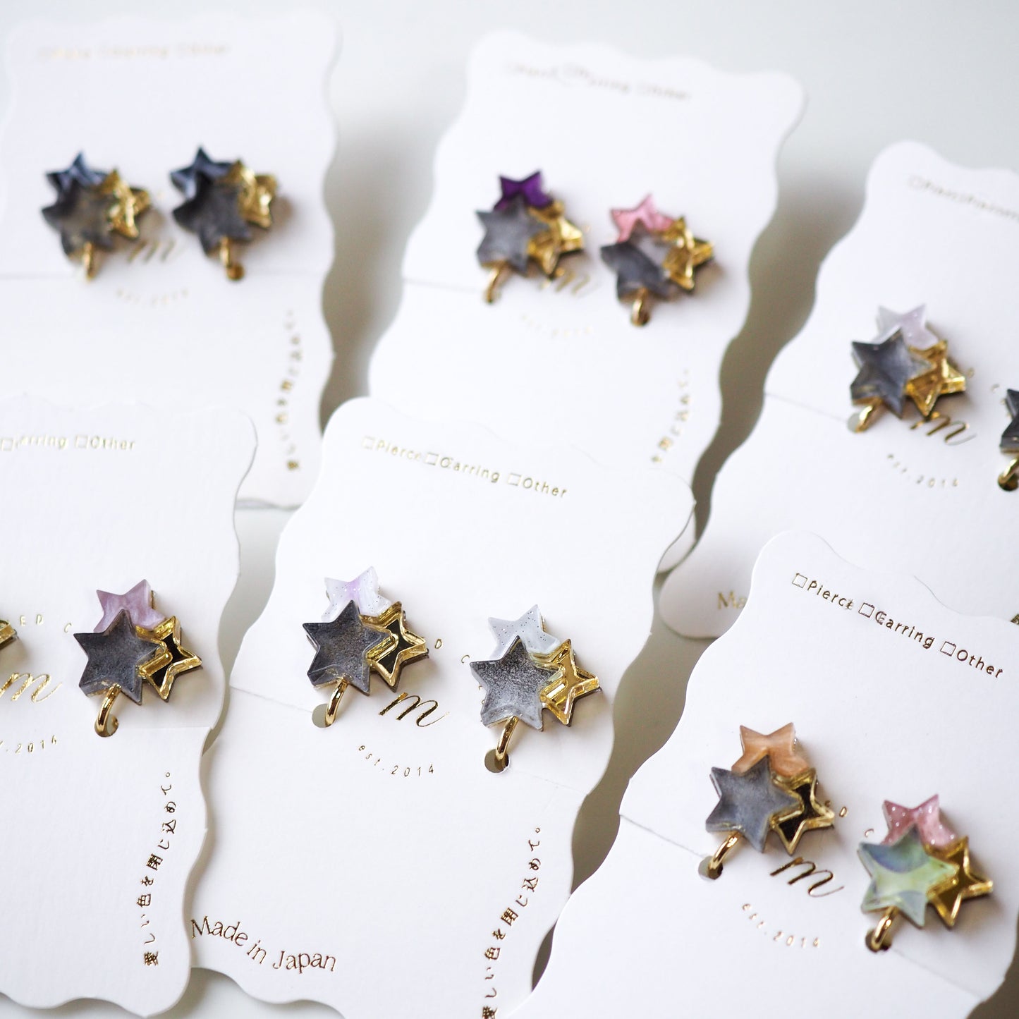 Star：Triple：イヤリング