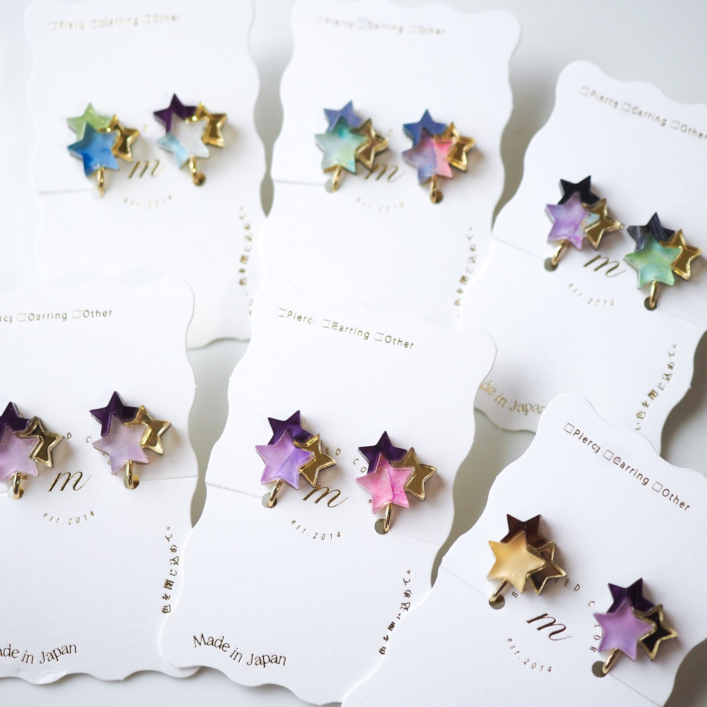 Star：Triple：イヤリング