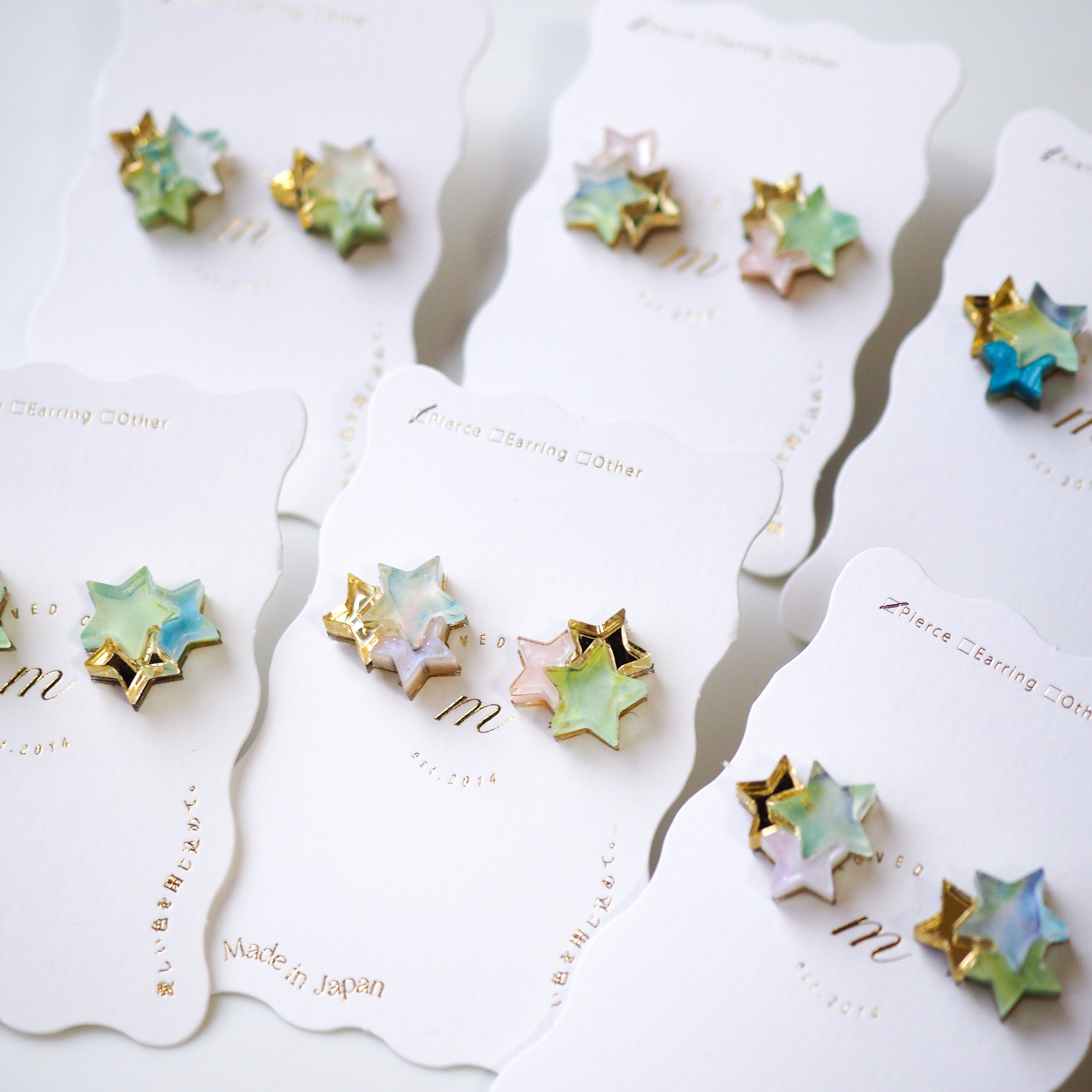 Star：Triple：ピアス – Beloved color m ONLINE SHOP