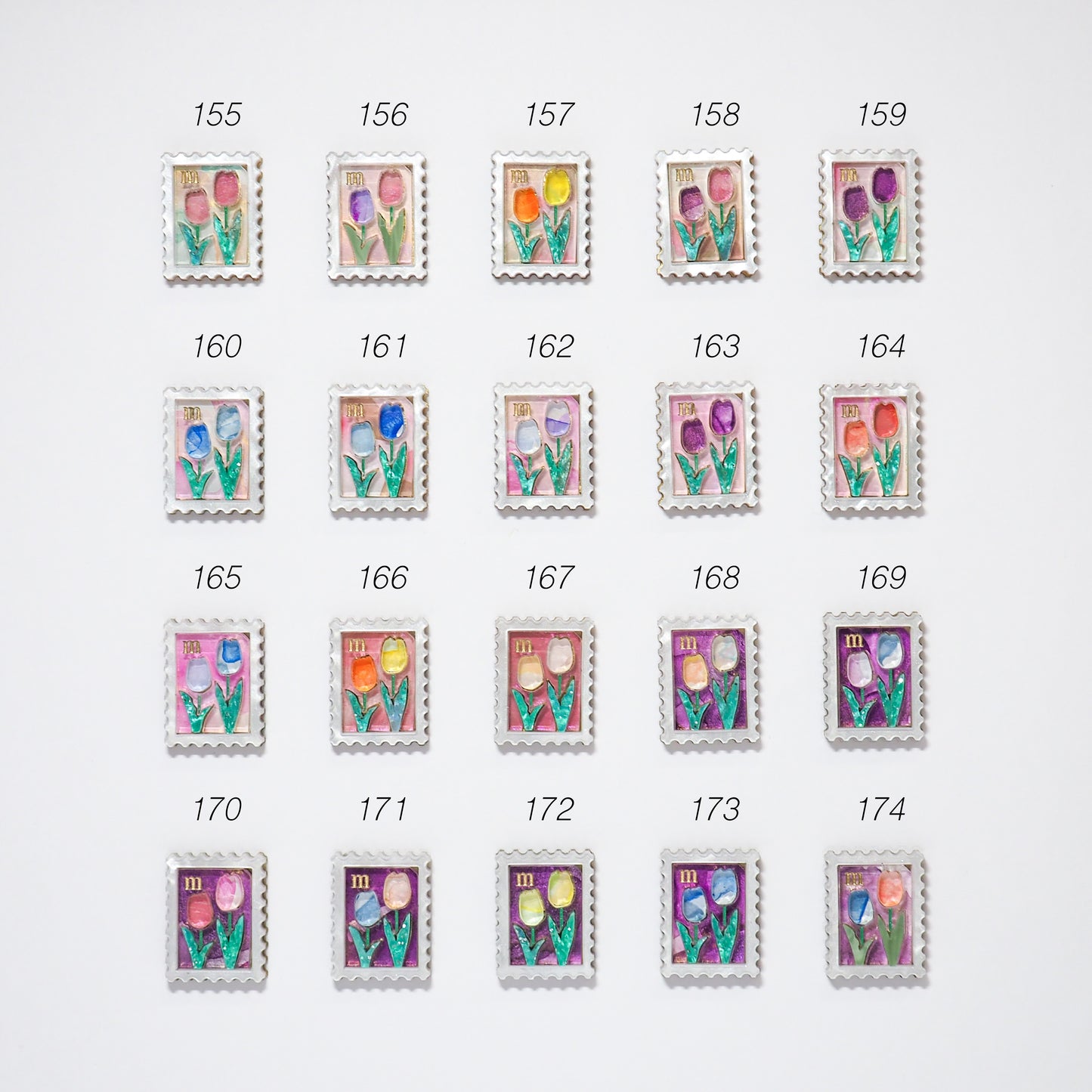 Flower Stamps
