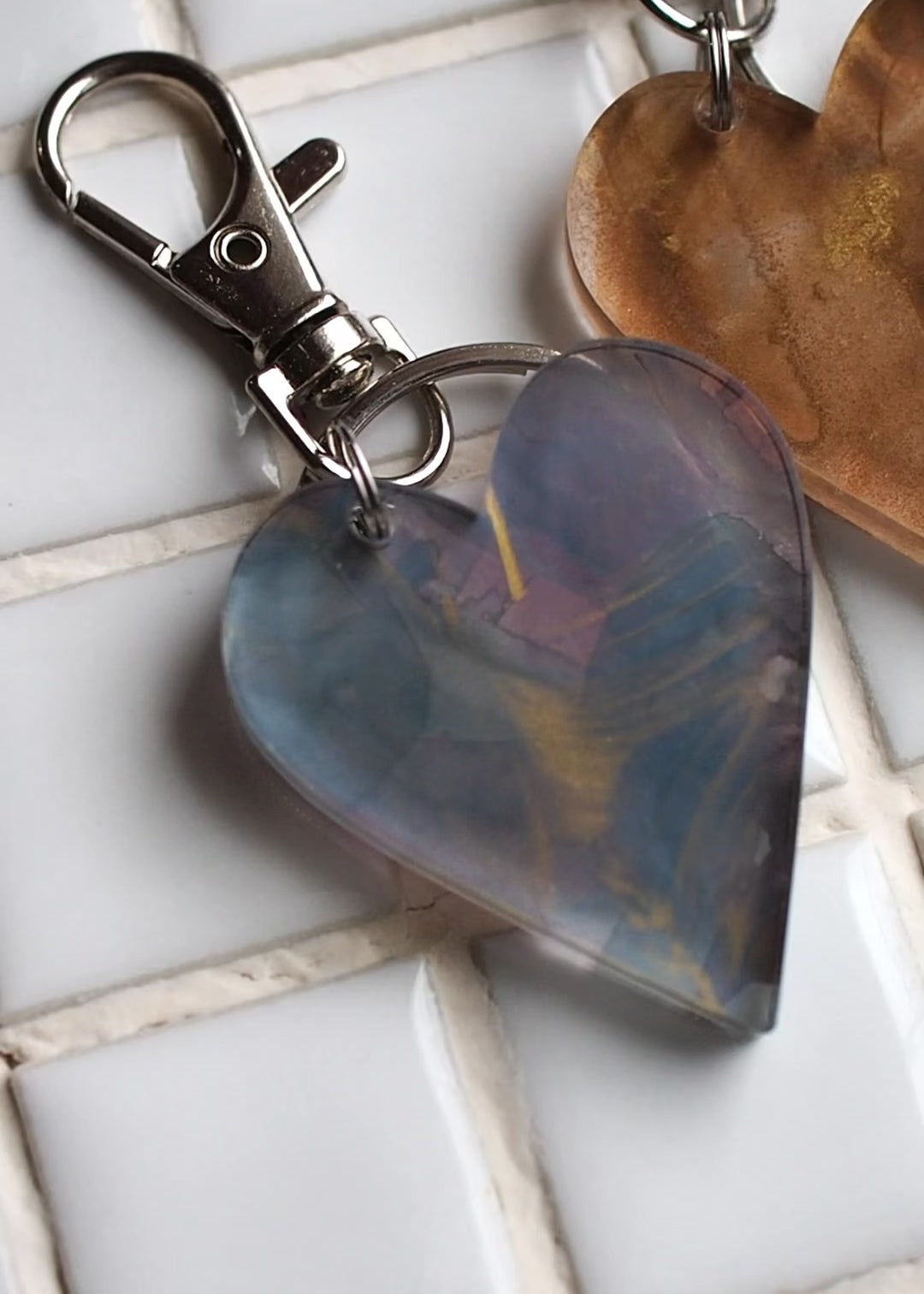 NEW】Name Key Chain：Heart – Beloved color m ONLINE SHOP